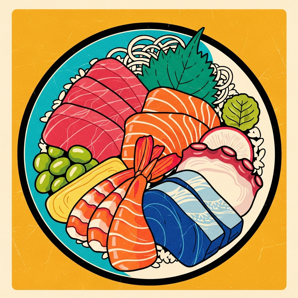 海鮮丼